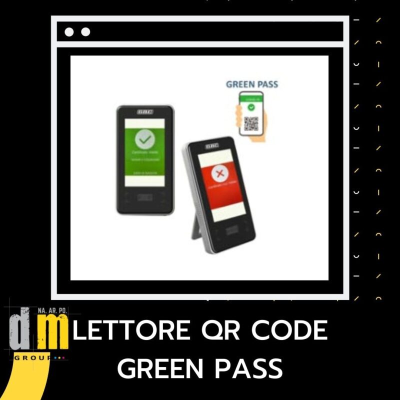 palmare lettore QR Code Green Pass